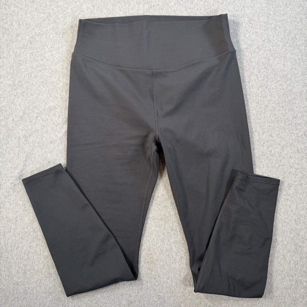 Vuori Chilled Out Leggings Size XLarge Washed Black High Rise Full Length Active